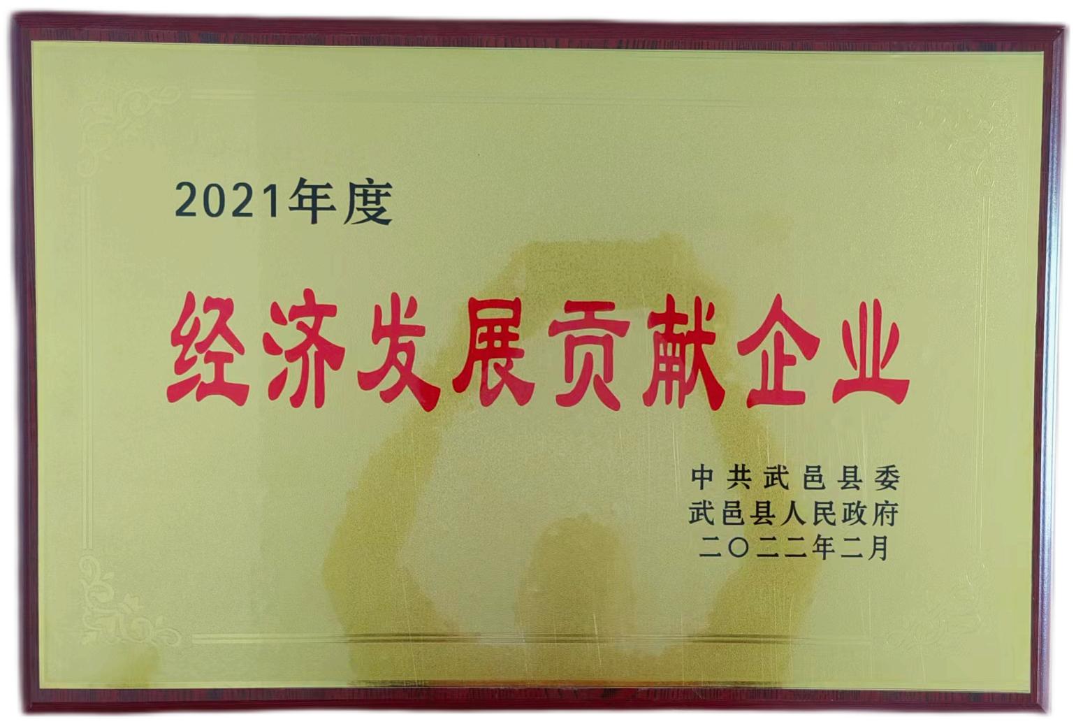 2021 經(jīng)濟發(fā)展貢獻企業(yè)