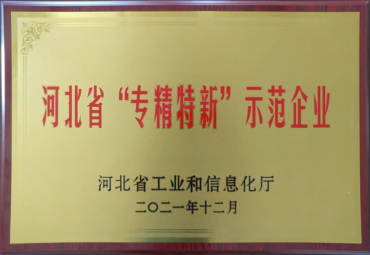 專精特新-省級示范企業(yè)